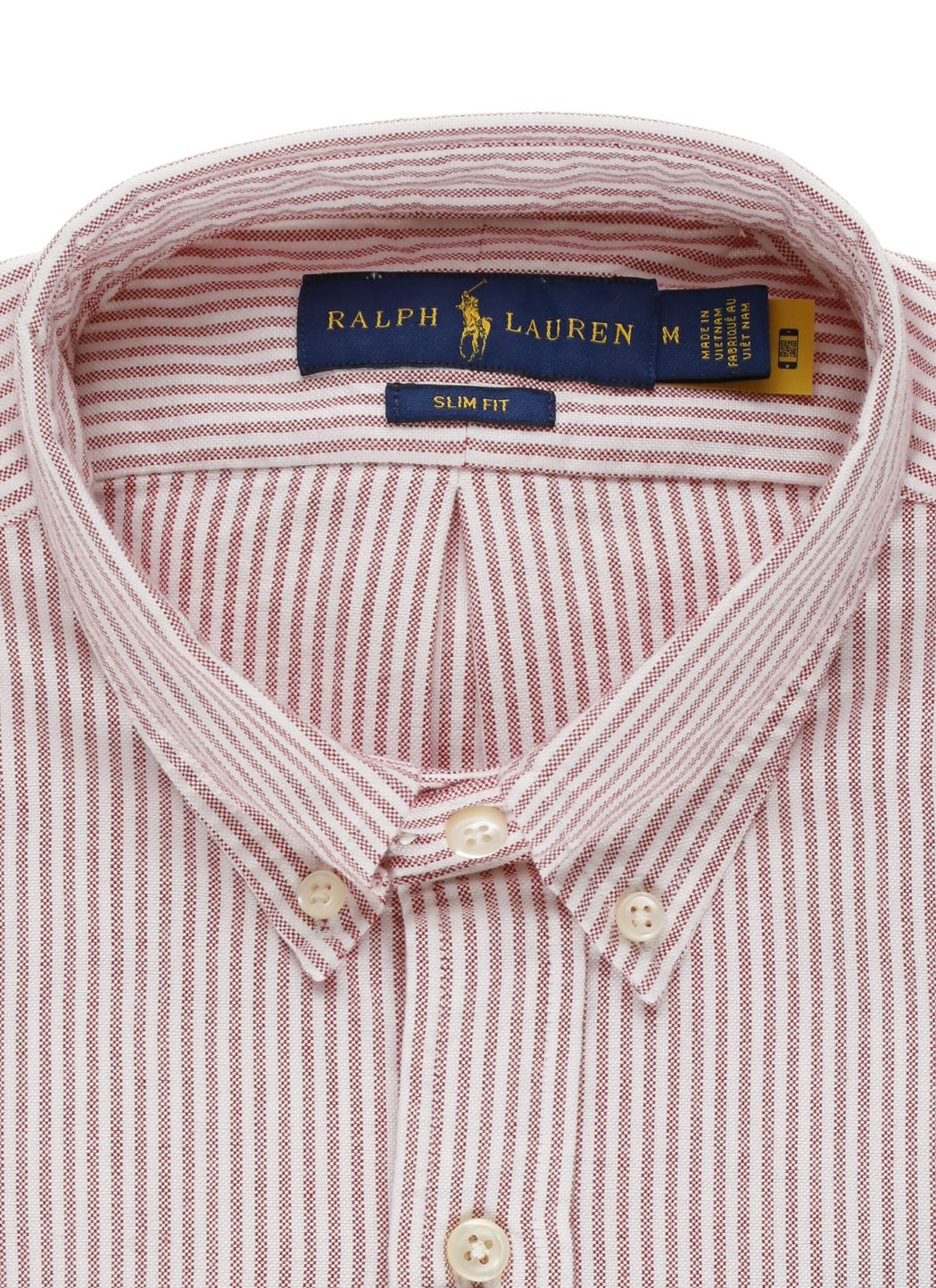 Camicia Oxford a righe Custom-Fit