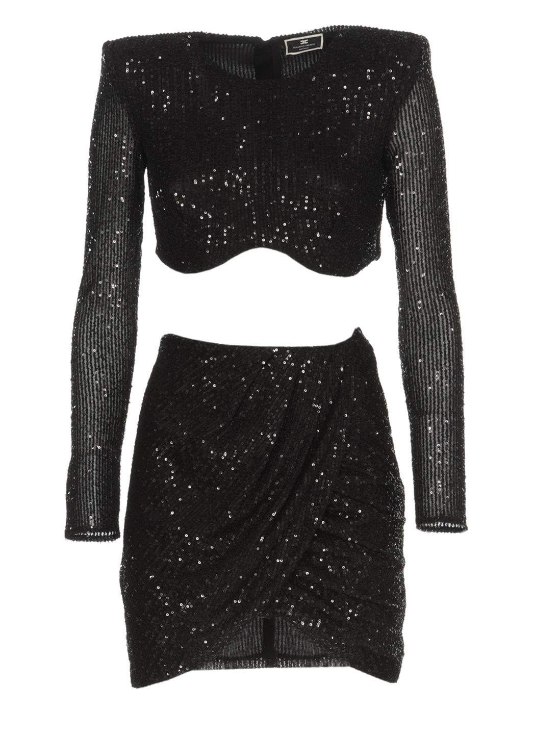 2 pieces suit with sequins