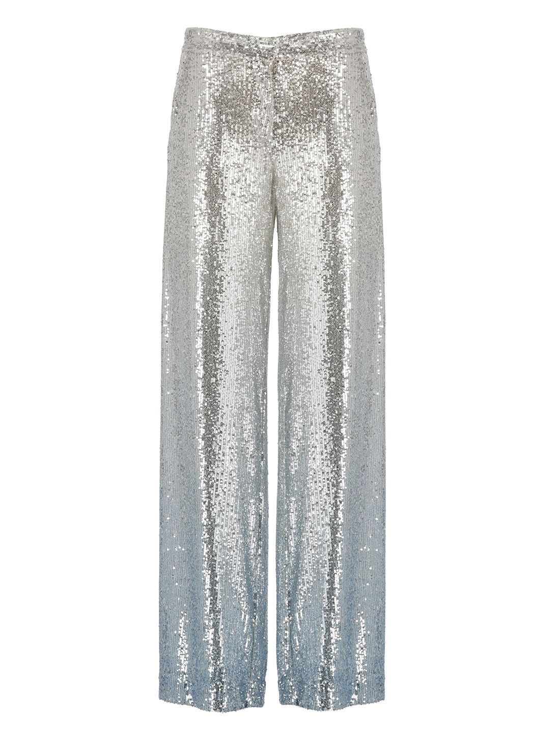 Trousers with paillettes