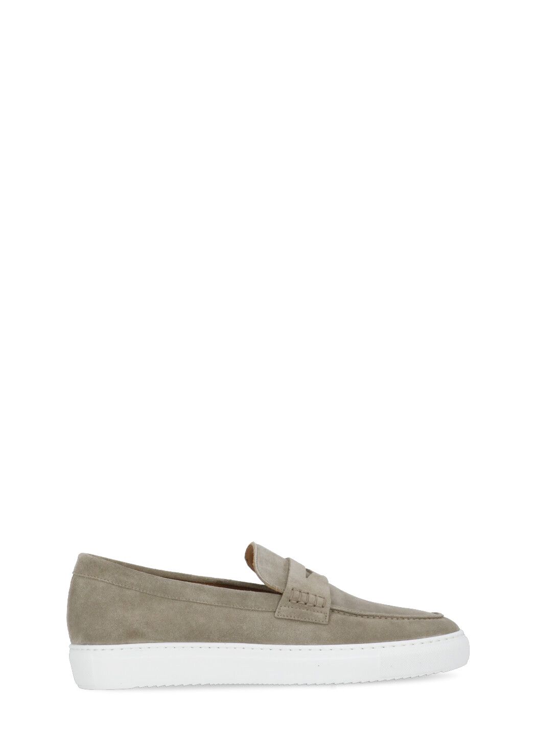 Suede leather loafers