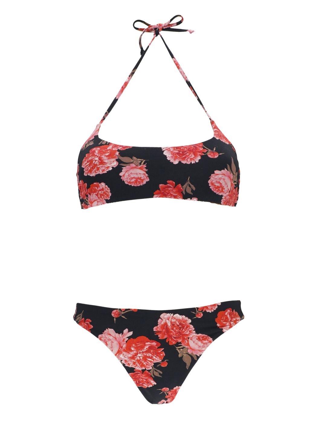 Bikini with floral pattern