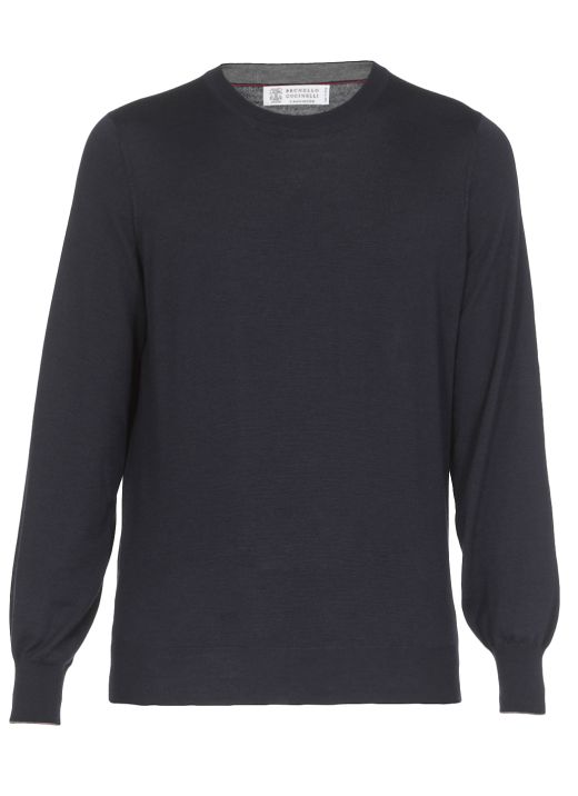 Virgin wool and cashmere sweater