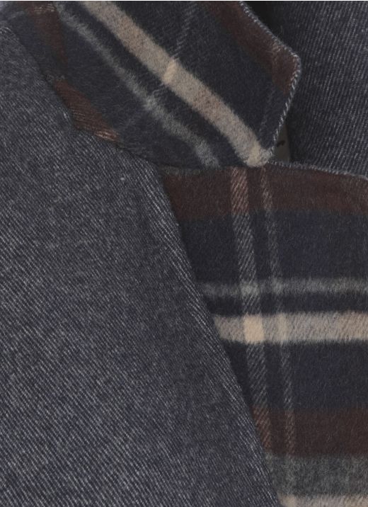Cappotto reversibile in lana