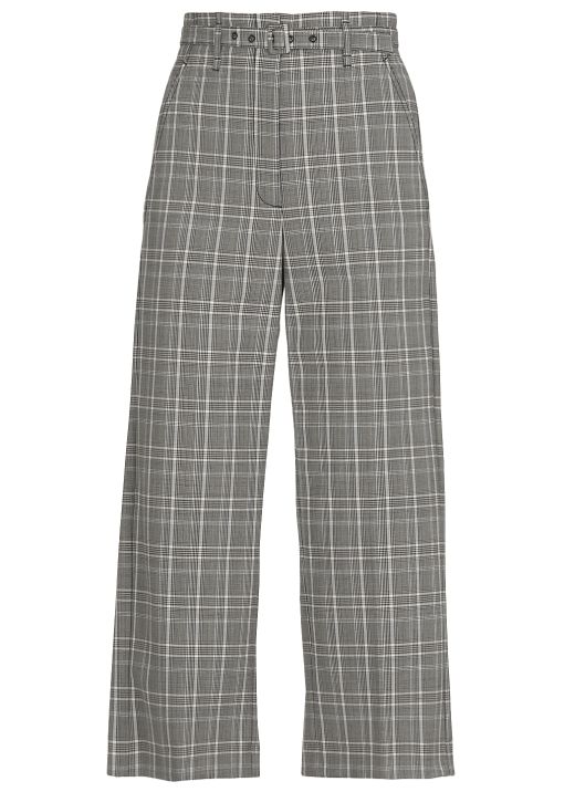 Glen Check pattern trousers