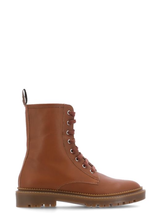 Leather Army Boot
