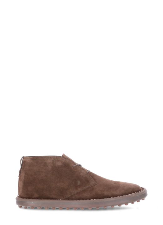 Suede leather desert boot