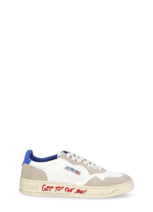 Medalist Low leather and suede sneakers