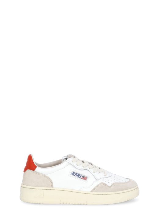 Medalist Low suede and leather sneakers
