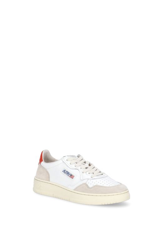 Medalist Low suede and leather sneakers
