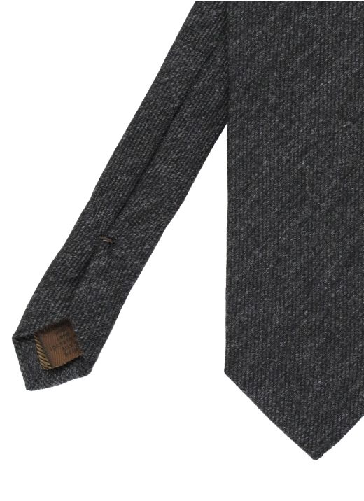 Silk and wool tie