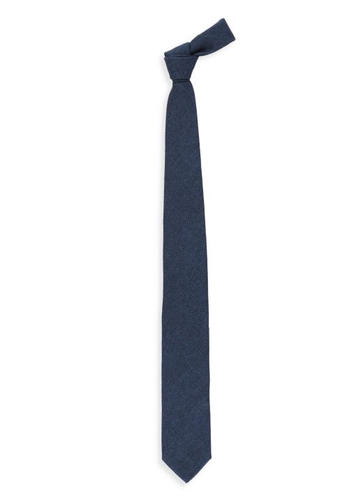Silk and wool tie