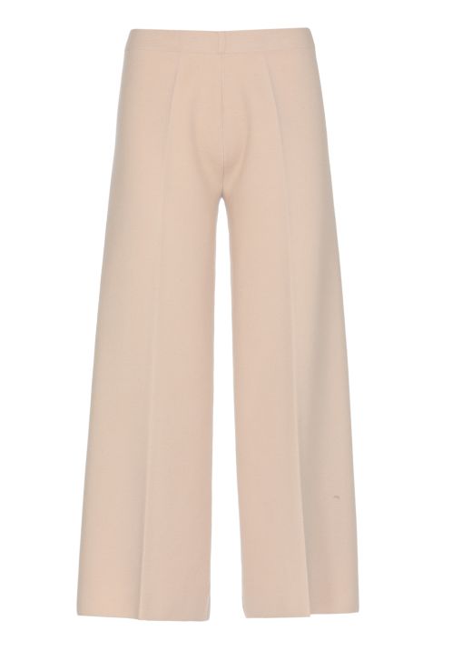 Flared short trousers