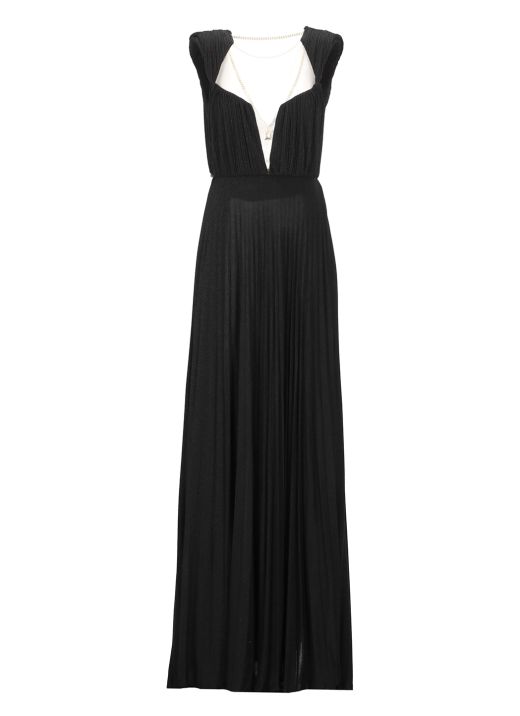 Pleated Red Carpet dress