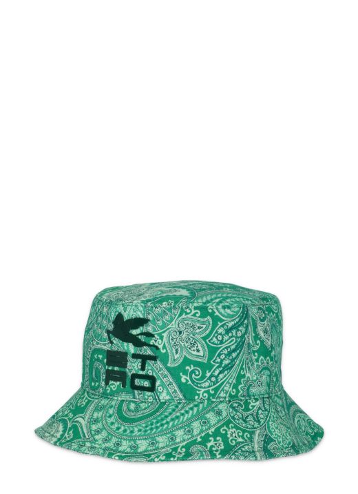 Farfetch Donna Accessori Cappelli e copricapo Cappelli Cappello Bucket Cappello bucket con ricamo Verde 