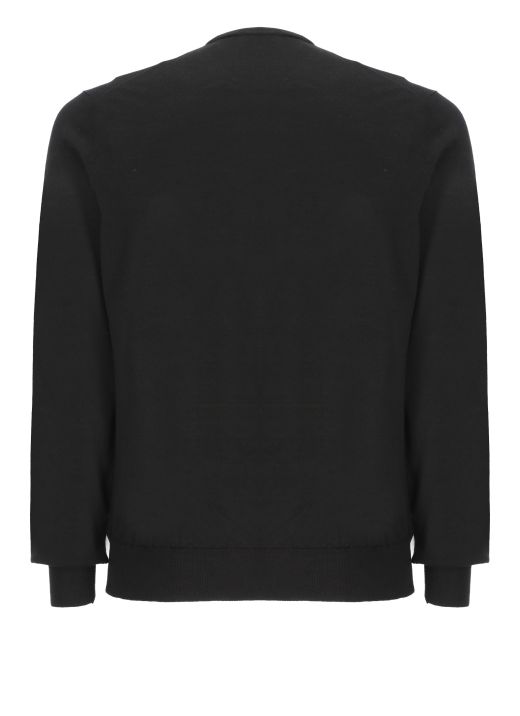 Wool, silk and cashmere sweater