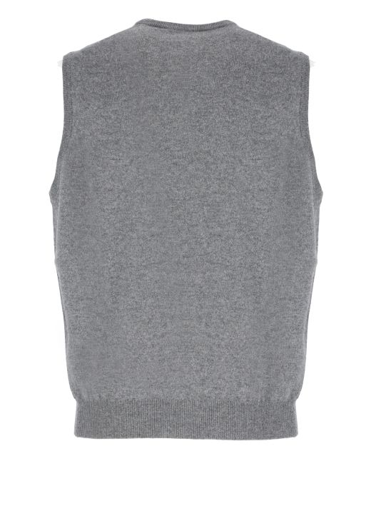 Wool and cashmere gilet