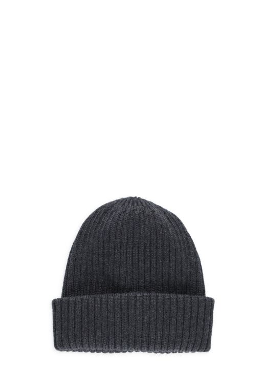 Wool, silk and cashmere beanie