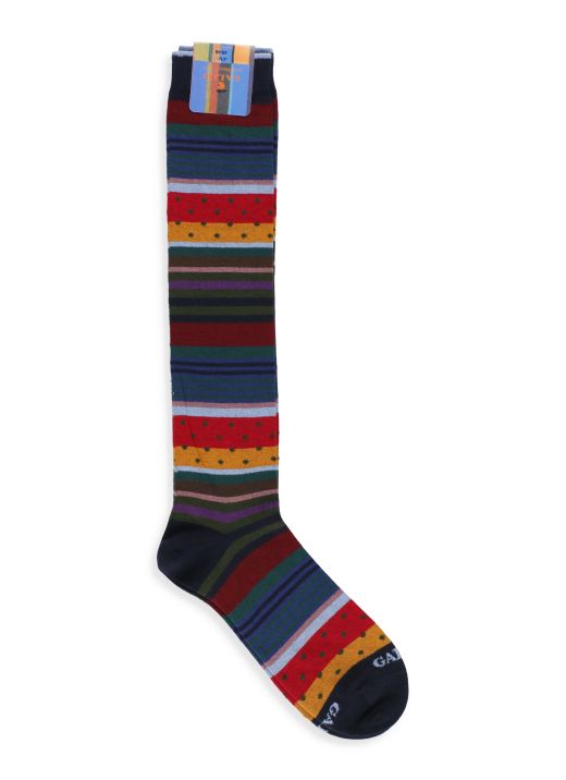 Stripes and polka dots socks