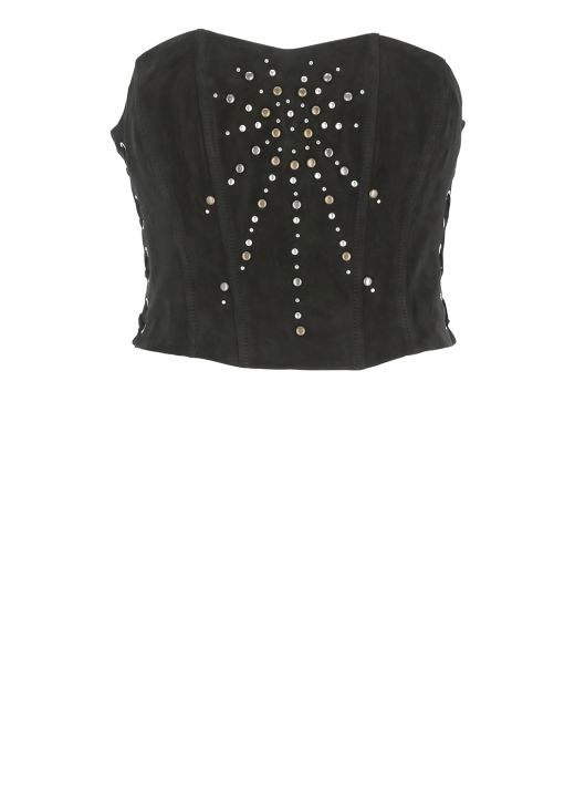 Lace-Up Bustier top