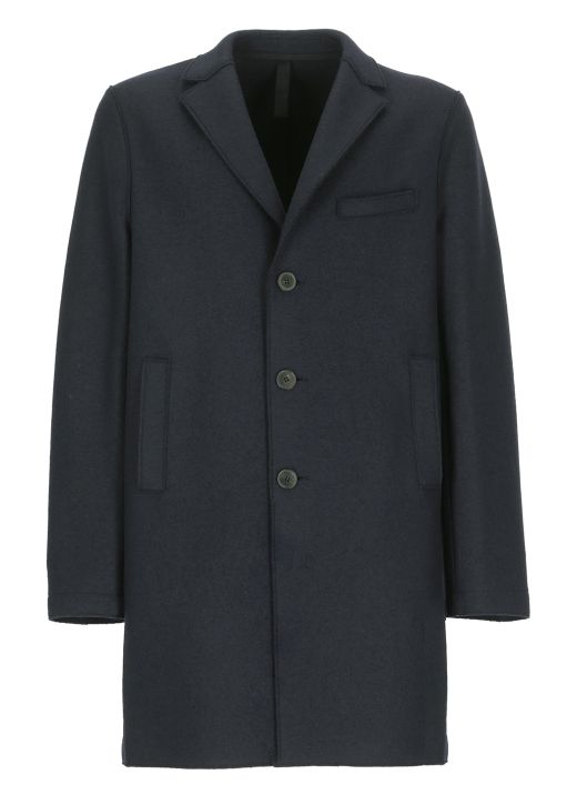 Wool boxy coat