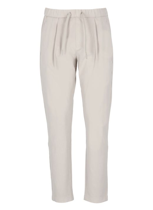 Resort suede effect trousers