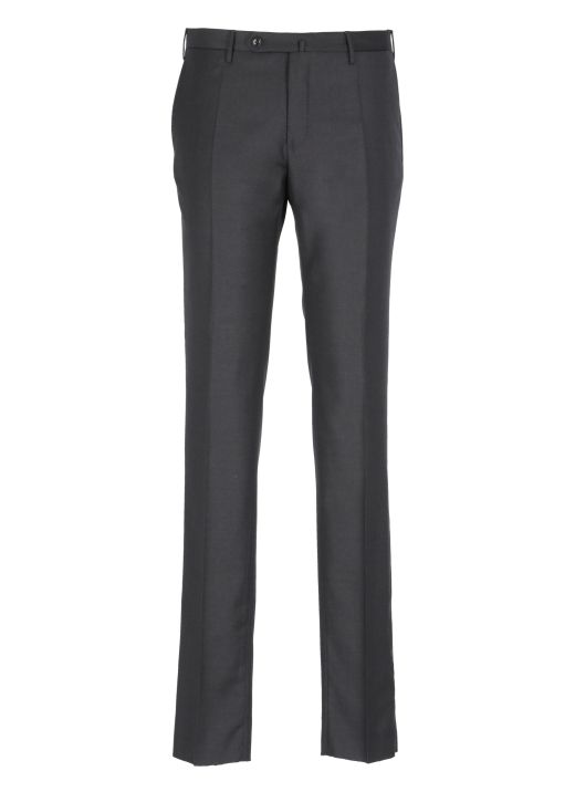 Wool and cotton trousers