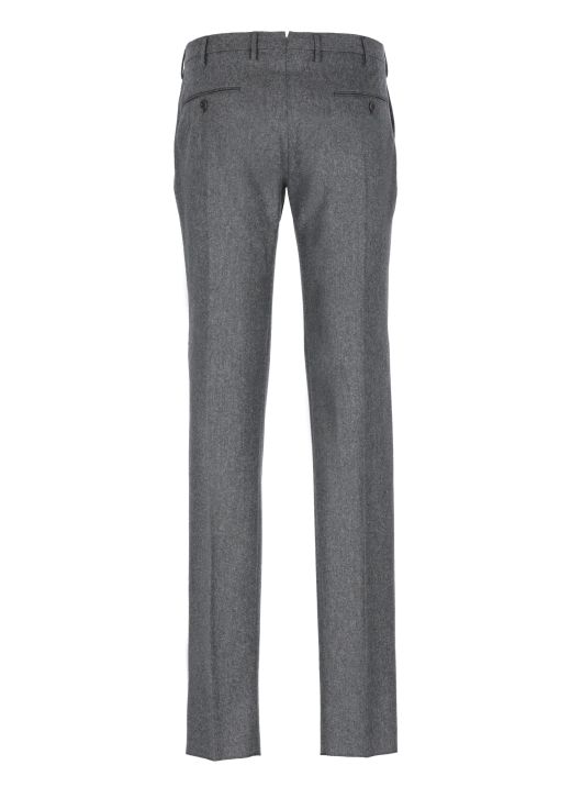 Wool and cotton trousers