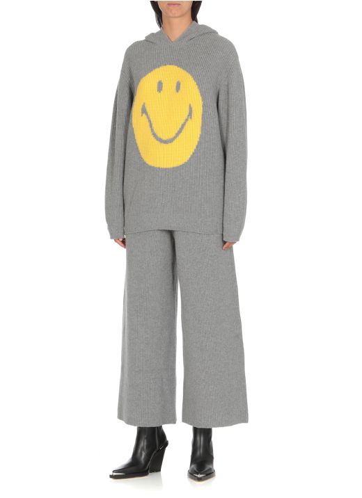 Knitted Smiley hoodie