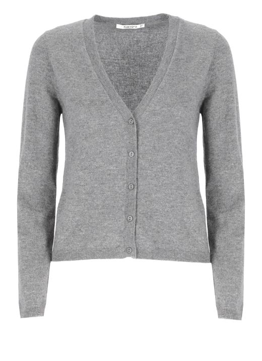 Cashmere and wool cardigan