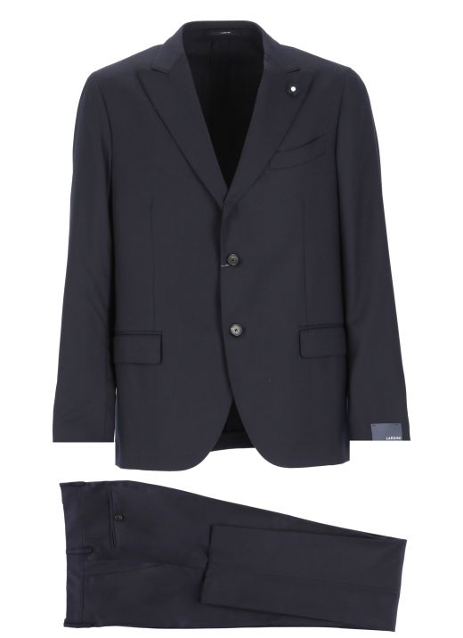 Wool jacket and trousers suit