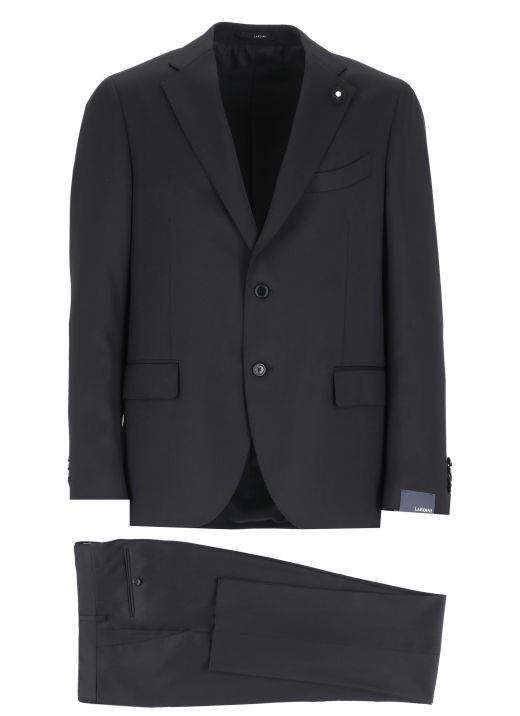 Wool jacket and trousers suit