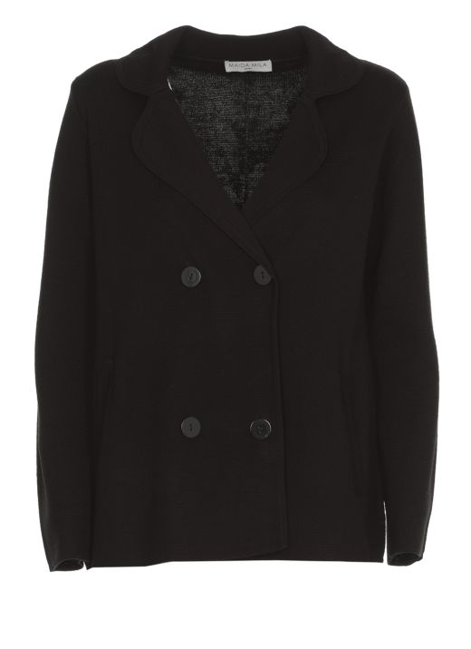 Wool double-breasted jacket