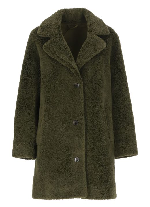 Eco-fur coat
