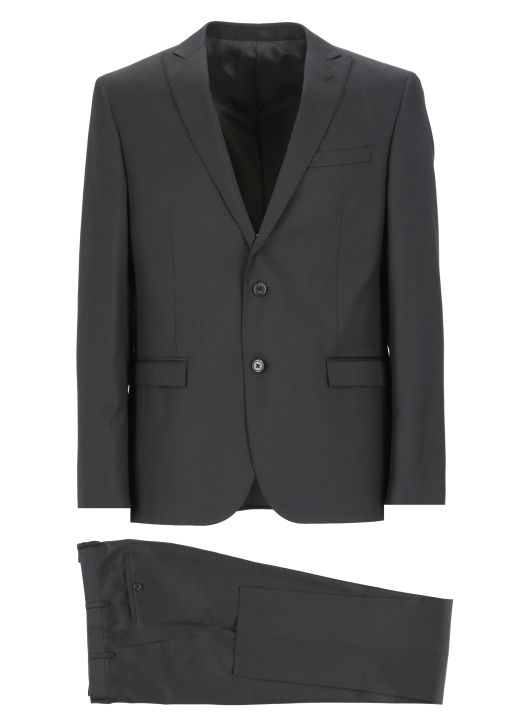 Virgin wool jacket and trousers suit