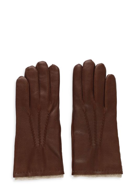 Leather Drummed gloves