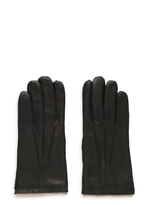 Leather Drummed gloves