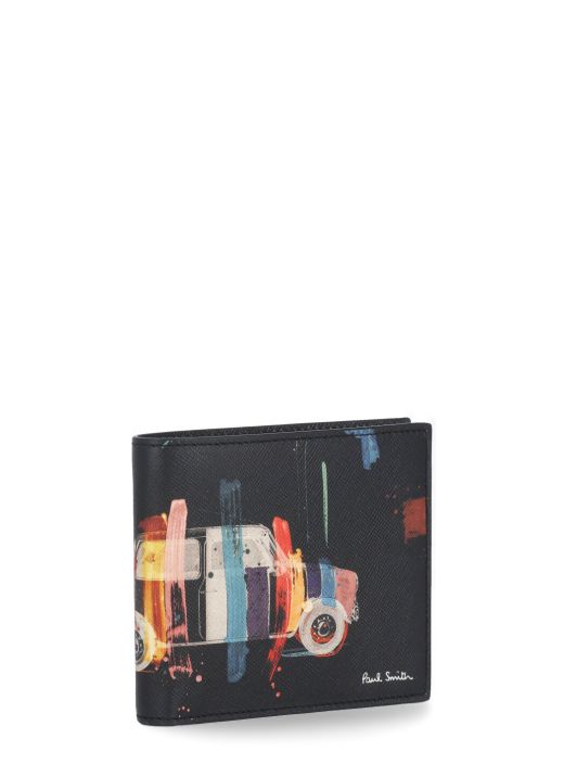Artist Stripe mini wallet