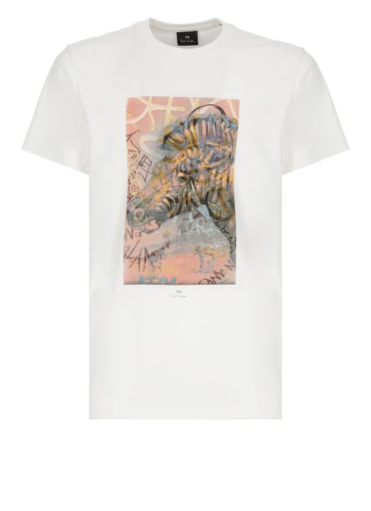 Graffiti cotton t-shirt