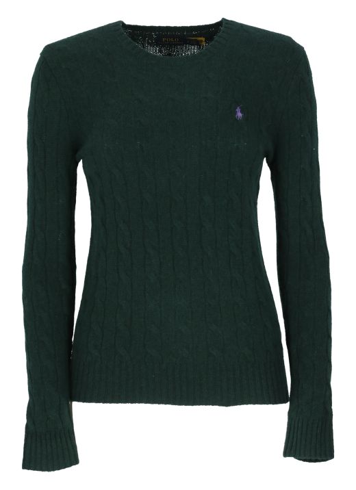 Wool and cashemire sweater with logo