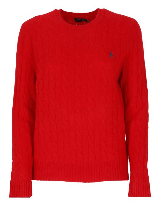 Wool and cashemire sweater with logo