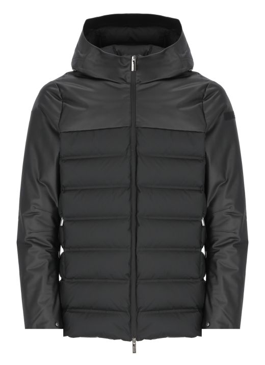 Rubber Hybrid Quilted down jacket