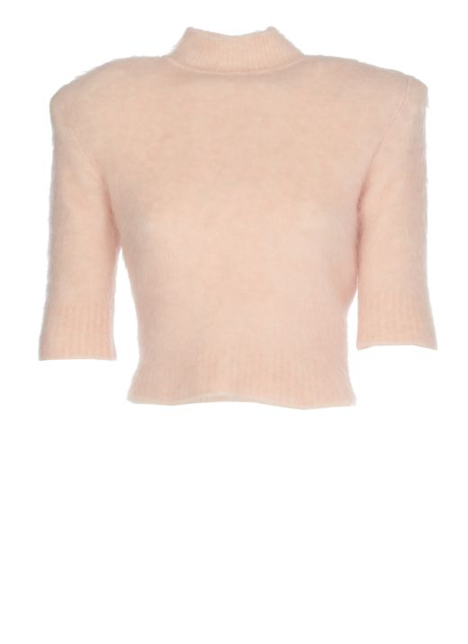 Mohair cropped sweater