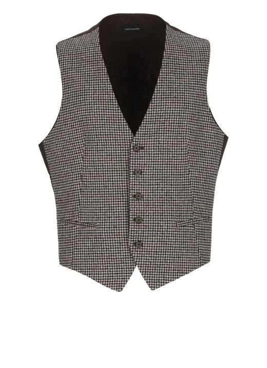 Wool and silk Brian gilet