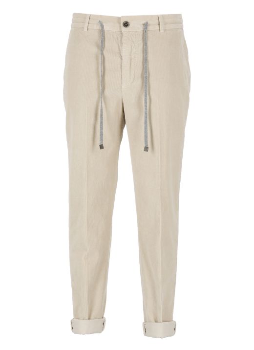 Cotton curdoroy trousers