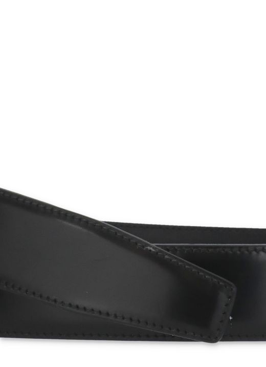 Polish leather belt