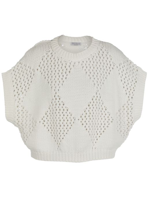 Argyle Mesh sweater