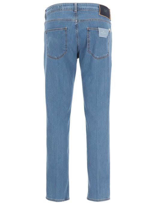 Crop denim jeans