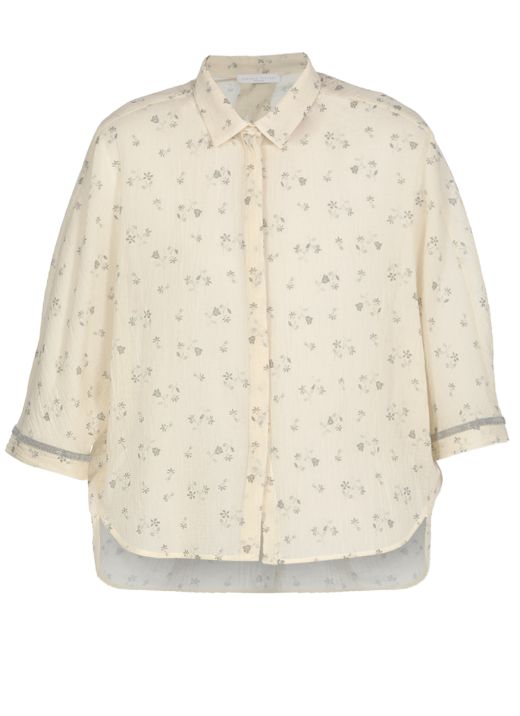 Cotton creased shirt
