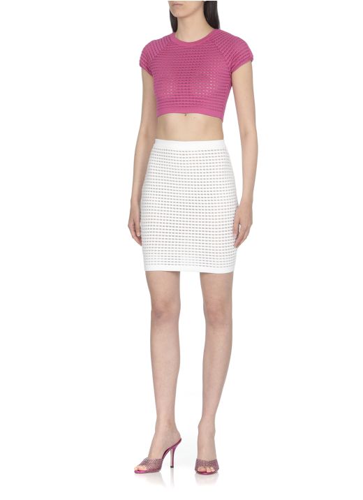 Perforated skirt