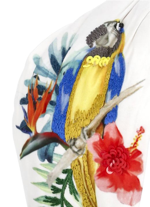 Parrot printed headband
